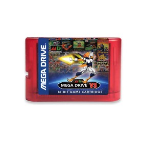 3000 in 1 V3 Pro Game Cartridge with Manual for SEGA Genesis Mega Drive 16 Bit