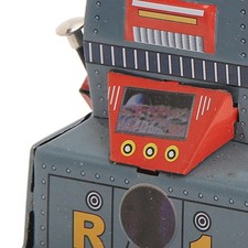 Wind Up Robot Toy Tinplate Classic Retro Clockwork Vintage Toy Photography