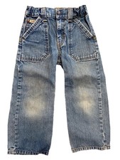 Vintage 6 Pocket Levi  s Strauss Relaxed Fit Denim Jeans Toddler Sz 6 Wide Leg