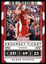 Blake Griffin 2020 Panini Contenders Draft Picks #28 Oklahoma Sooners NBA READ
