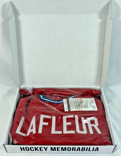 Guy Lafleue Montreal Canadiens autographed Hockey Jersey, Sports Memorabilia