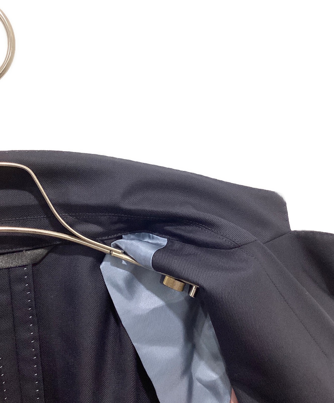 PAUL SMITH Solid wool stretch jacket Size: L Navy… - image 8