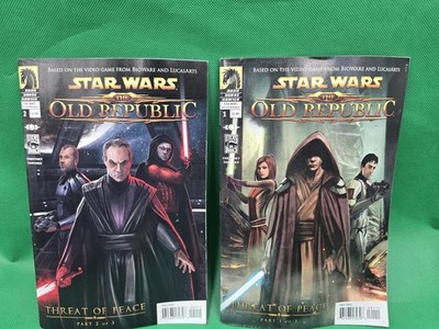Lot Of 2 Star Wars The Old Republic Part 1 & 2 Fair Condition SX25