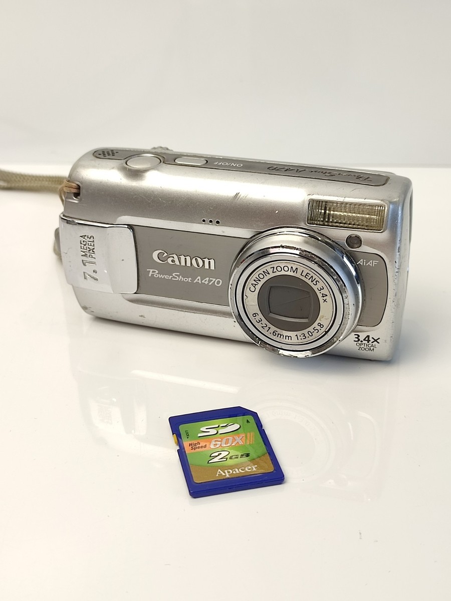 Canon PowerShot A470 7.1 MP Digital Camera for sale online