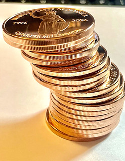 Lady Liberty 10 PACK of 1 ounce Copper Coins .63 pounds____REEDERSONG