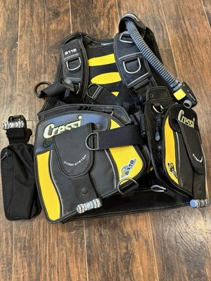 Cressi S112 BCD Size M Black And Yellow
