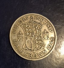 1948 George VI Half Crown Coin
