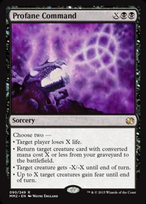 x1 Profane Command R MTG Modern Masters 2015 Edition M/NM, English