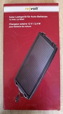 revolt Solar Kfz: Solar-Ladegerät für Auto-Batterien, Pkw, 12 Volt, 2,4 Watt revolt Solar Kfz: Solar-Ladegerät für Auto-Batterien, Pkw, 12 Volt, 2,4 Watt