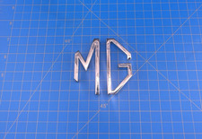 Vintage Mg Chrome Emblem Badge Set Oem 2475 2476 Mga 50s 60s Vintage Mg Chrome Emblem Badge Set Oem 2475 2476 Mga 50s 60s