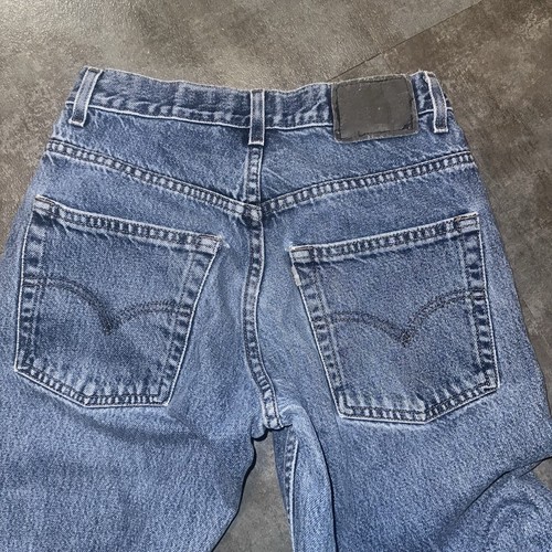 Vtg Y2K Levi’s SilverTab Jeans Relaxed Baggy Fit Skater Grunge Thrashed Denim 26 - Picture 6 of 12