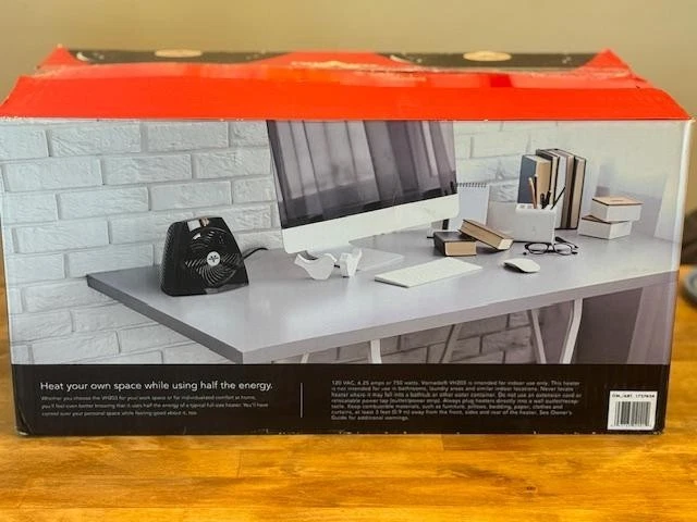 NUEVO SELLADO DE FÁBRICA VORRADO VH-203 CALENTADOR PERSONAL PAQUETE DE 2 Foto 2 de 3