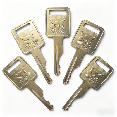 5pcs Bobcat Ignition Key Fits Skid Steer Loaders and Mini Excavators 6693241