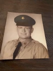 Handsome Soldier Man VTG 1961 Photo Portrait Hand Tinted WW2- Vietnam Vet