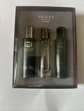 Unused Gucci Guilty Pour Homme Eau de Toilette Trio Set