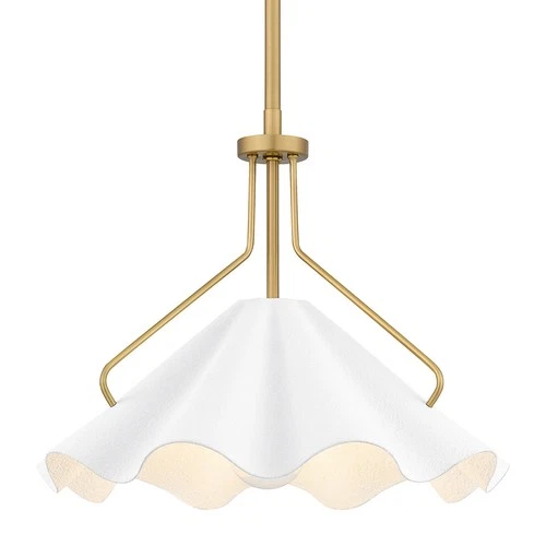 Quoizel QP6219 Mejia 14"W Pendant - Brass - Picture 1 of 4