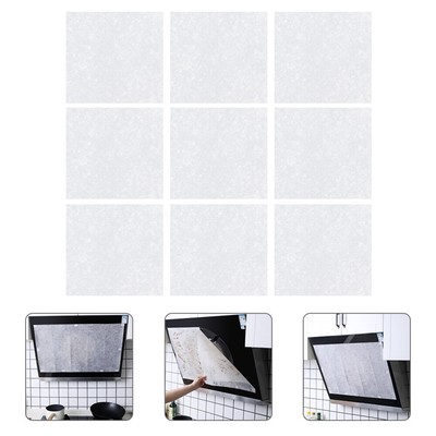  36 Pcs Anti-Fett-Aufkleber Küchenölfilterpapier Reichweite Haubenfilter