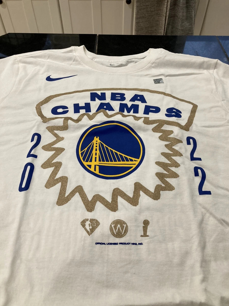 Golden State Warriors Nike 2022 NBA Finals Champion Roster T-Shirt White  3XL NWT