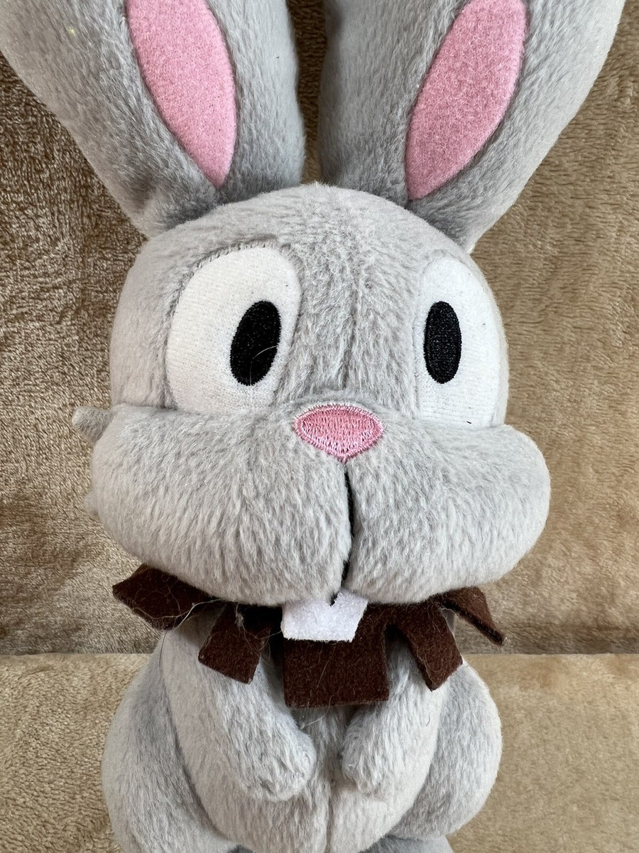 Pokemon Bunnelby Plush Tomy Stuffed Animal Toy Doll Gray Bunny