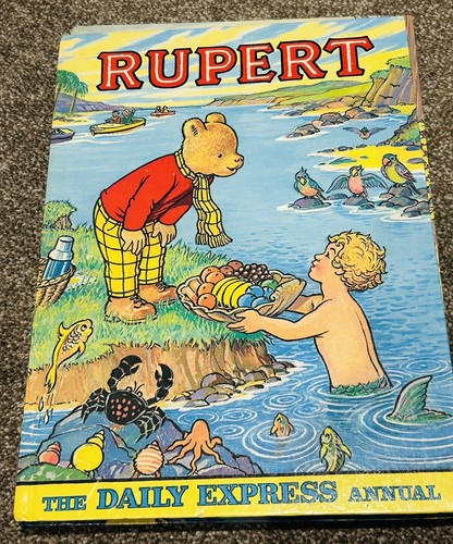 Rupert The Daily Express Annual 1971, 1973, 1975, 1976 & 1979 Hardback Excellent - Foto 18 di 21