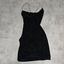 B.Darlin little black sparkly dress multicolour studs shiny Women’s