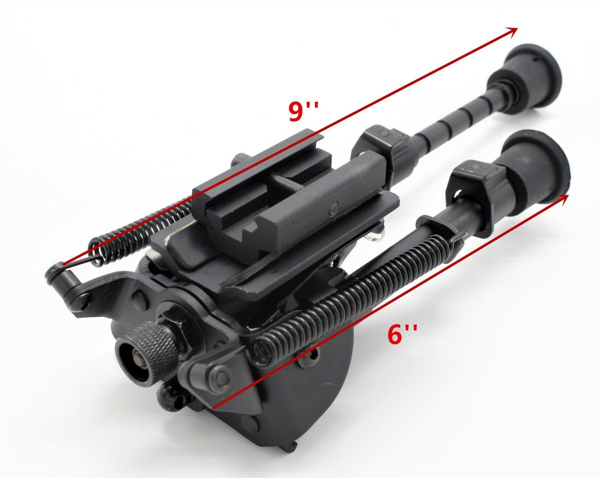 Harris Bipod Engineering voor volwassenen, groot, 2-posities, model-MOD.25-S tweepoot schot en accessoires, zwart, één maat