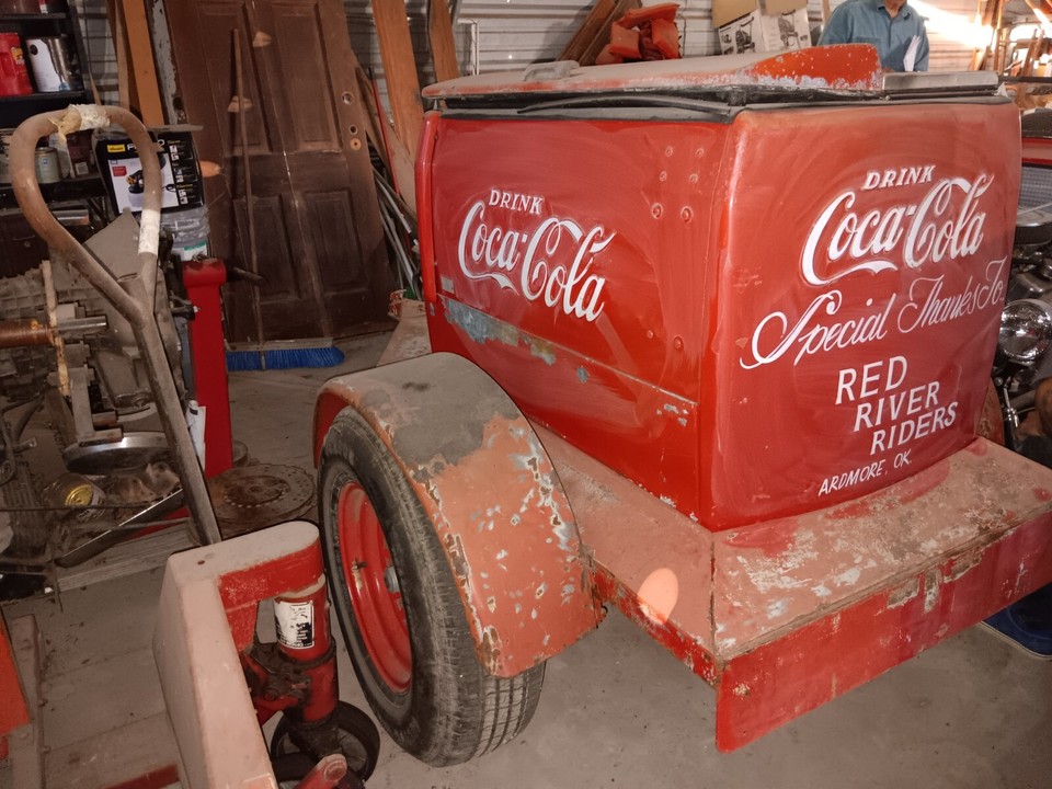 antique coca cola cooler eBay