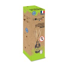 L'OTENTIK BIO Diffuseur Batonnets Répulsif Anti-Moustiques et Mouches 60ml TP19