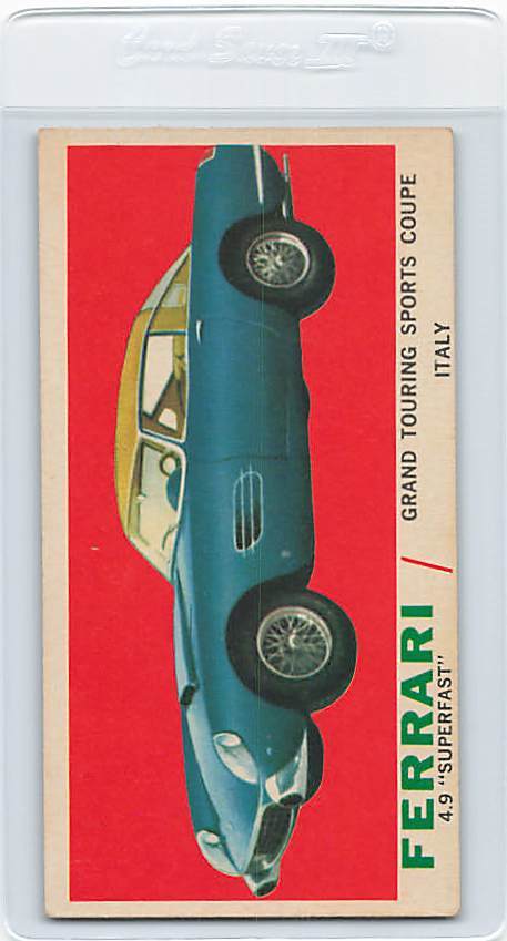 1961 Topps Sports Cars #48 Ferrari EX *DA-OS1140