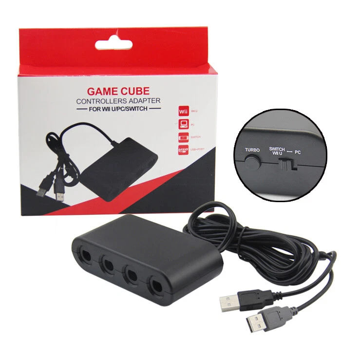 GameCube Controller Adapter for Nintendo switch PC Wii U Super Smash Bros USB - Image 2 of 4