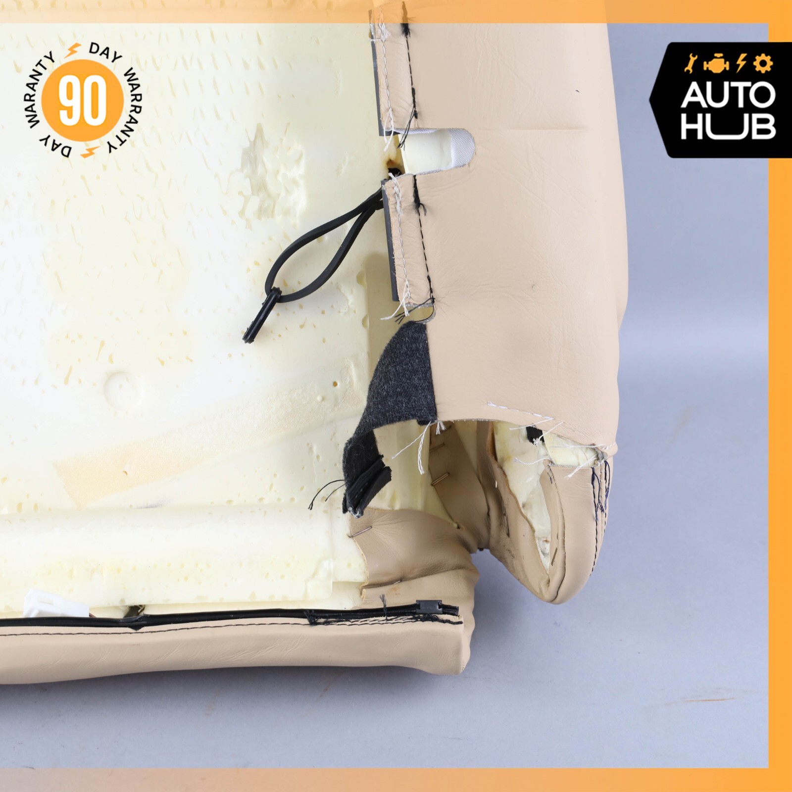 13-18 Maserati GranTurismo M145 Front Right Top Upper Seat Cushion Beige OEM 29k