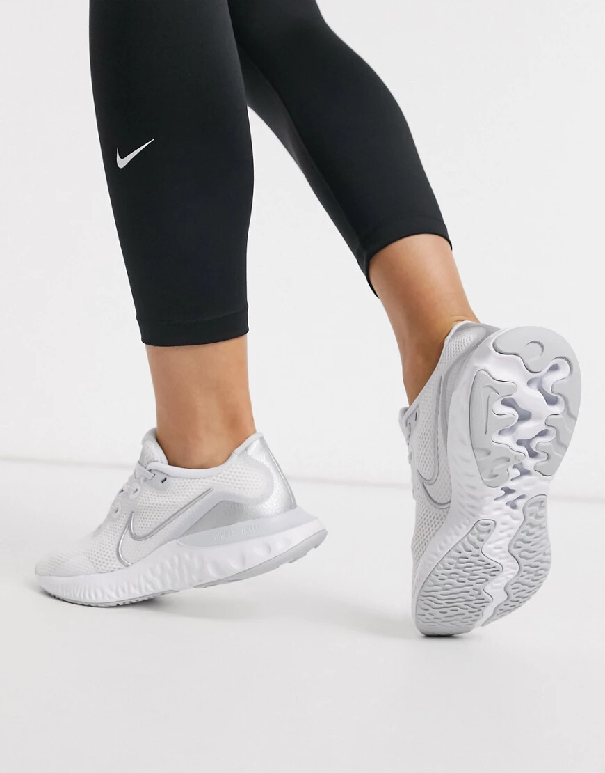 W Nike Renew Run CK6360 003 Pure Platinum/Metallic Silver New Women\u0026#039;s  Size 9.5 | eBay
