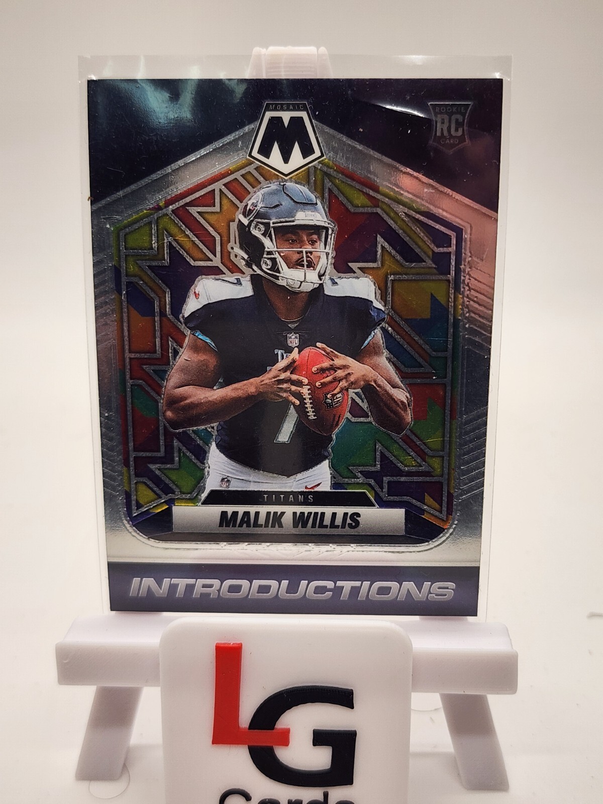 2022 Panini Mosaic Introductions Titans Malik Willis RC #I-3