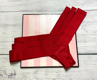 Victoria's Secret Very Sexy Banded Strappy Cheeky Panty in Lipstick Red S M L XL
