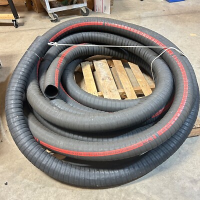 Parker SWC609-4000 Titanflex Corrugated Tank Truck Hose 4'' 150PSI 87 FT
