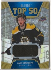 2019-20 Upper Deck Allure Top 50 Jerseys #T5022 Zach Senyshyn Boston Bruins