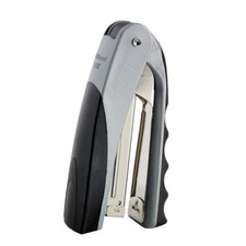 Image of Rexel Centor Half Strip Stapler - Colour choice Silver/Black OR Silver/Blue