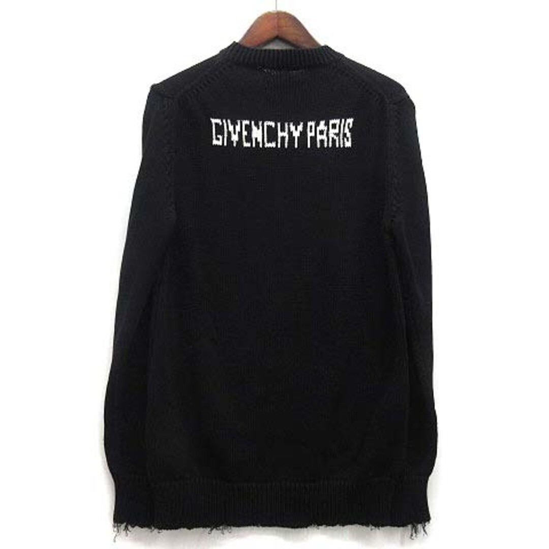 Givenchy 4G Logo Damaged Mock Neck Knit Sweater Long Sleeve Givenchy 4G Logo Damaged Mock Neck Knit Sweater Long Sleeve
