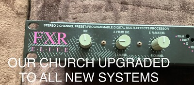 ART 424, FXR Elite, Stereo 2 Ch Digital Multiple Effects Processor, Vintage Rack