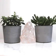 Incredible Polished Clear Quartz Crystal Flame Free Form