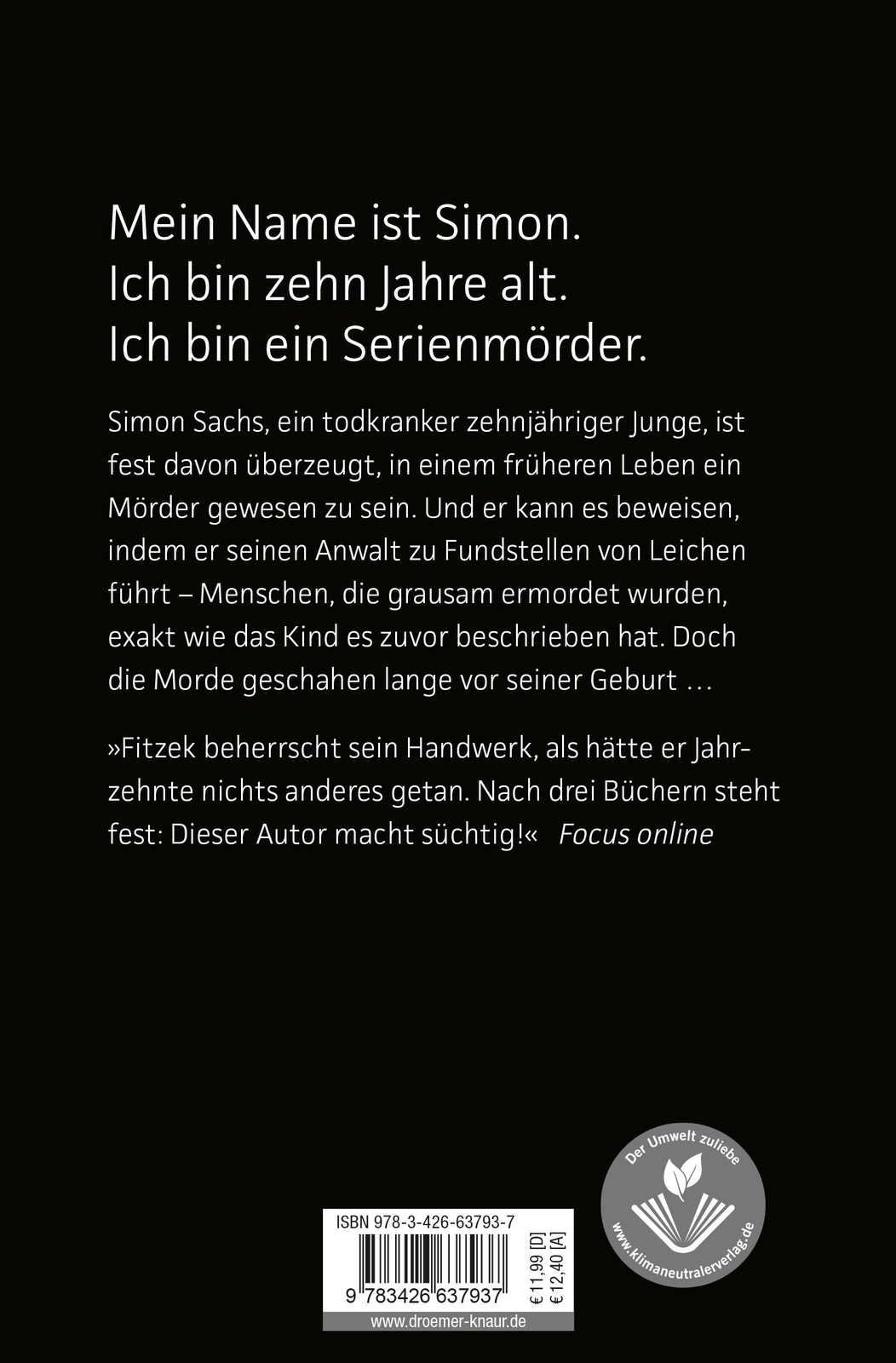 Thumbnail - Das Kind, Sebastian Fitzek