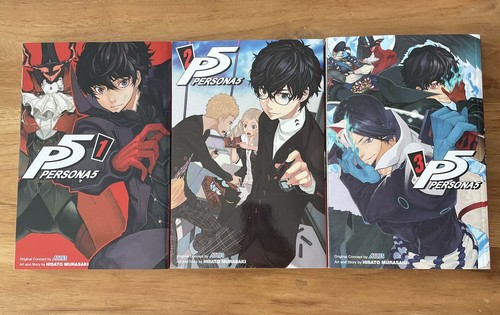 Persona 5 Vol. 1, 2, & 3 Manga English Viz Media Novel Book - Imagen 1 de 7