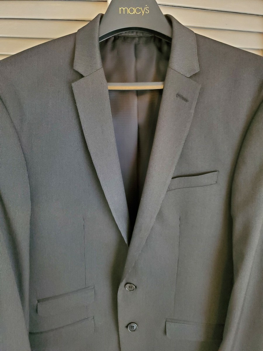 Grey Macys Slim Suits Calvin Klein Grey Slim Fit Suit Two Button