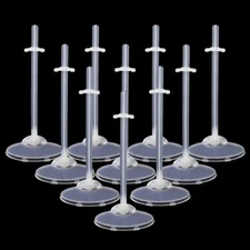 20× Doll Stand Display Holder for 11"-13" Doll Transparent Model Rack Support US