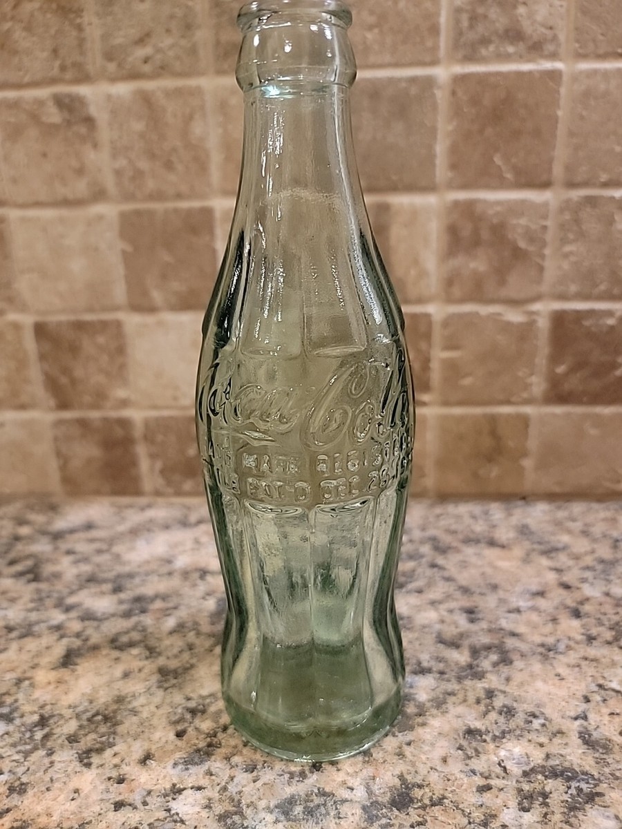Vintage 6 oz Coca-Cola Embossed Green Glass Bottle MIDDLESBORO KY