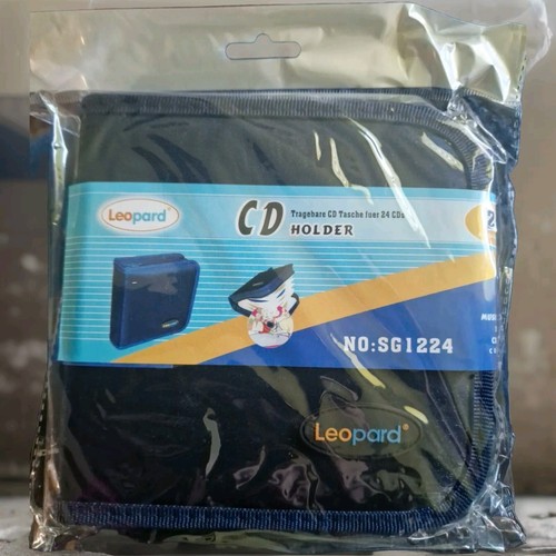 Tragbare CD Tasche für 24 CDs von Leopard