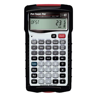 Calculated Industries 4095 Pipe Trades Pro Advanced Pipe Layout and Design Ma...