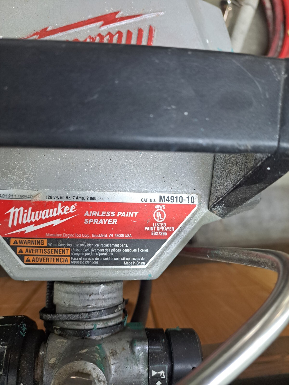 milwaukee airless paint sprayer Parts Only Read Description eBay