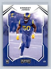 2021 Panini Playoff Rookie Card RC #283 Ernest Jones Los Angeles Rams. rookie card picture