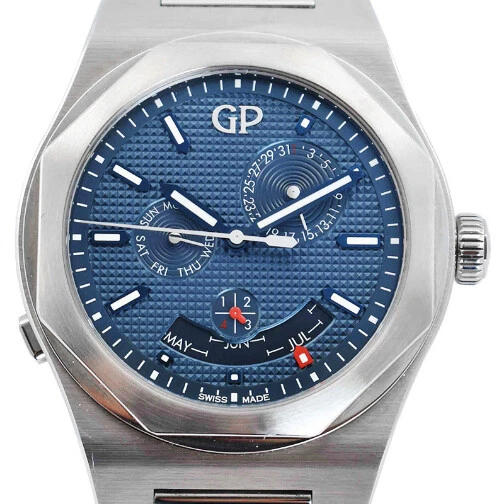 Girard Perregaux — GIRARD PERREGAUX  -  Laureato Perpetual Calendar in Stainless Steel